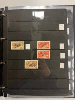 Stamp of Ireland » 1922-35 Overprint Collections 1922–1935 Overprints – Comprehensive and Specialised Collection. An extensive and valuable specialised collection/accumulation, predominantly mint with some used, housed in three albums and ten folders. Outstanding in bo
