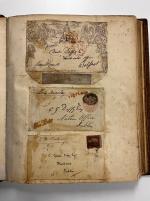 Stamp of Ireland » Historical Documents Historical item of great importance for Irish political history.    Historical Irish Political and Literary Autograph Collection – 1813–1873 A leather-bound book containing a vast collection of signatures from famous and