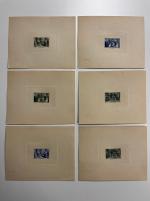 Stamp of France » Collections 1935-1976, joli ensemble de diverses épreuves de luxe