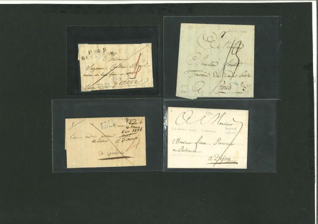 Stamp of France » Lettres Classiques Collections 1786-1850 : joli lot de 18 marques postales de France