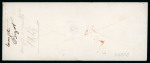 Stamp of Switzerland / Schweiz » Kantonalmarken » Genf 1849, kleiner Adler auf Briefumschlag