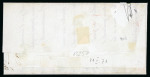 Stamp of Switzerland / Schweiz » Kantonalmarken » Genf 1845, kleiner Adler auf Ortsbrief von Genf