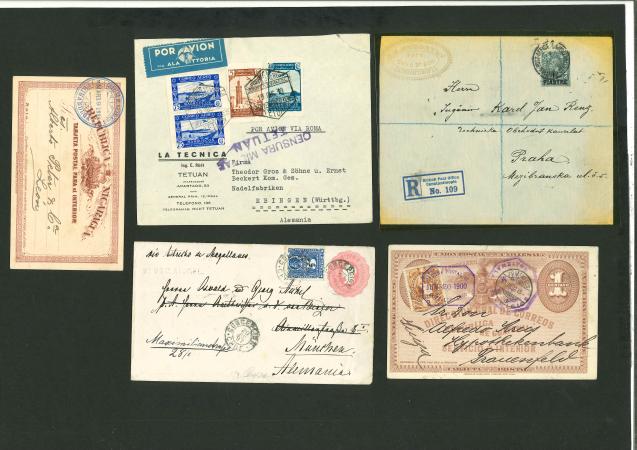 Stamp of Large Lots and Collections 1863-1988, All world cover & cards lot of over 50 items