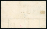 Stamp of Switzerland / Schweiz » Kantonalmarken » Genf 1851, Genfer Ganzsachenumschlag auf Stadtbrief von Genf