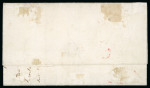Stamp of Switzerland / Schweiz » "Waadt", "Neuenburg", "Winterthur" 1850, Waadt 4 mit Abart « Rotes Kreuz nach unten verschoben »