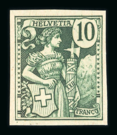 Stamp of Switzerland / Schweiz » Schweiz ab 1907 Kleine Zusammenstellung von 24 Proben und Essais