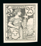 Stamp of Switzerland / Schweiz » Schweiz ab 1907 Kleine Zusammenstellung von 24 Proben und Essais