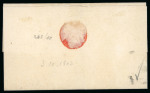Stamp of Switzerland / Schweiz » Vorphilatelie Schweiz 1803 (03.10), Kanton Waadt, Faltbrief von Nyon nach Coppet