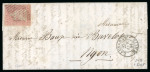 Stamp of Switzerland / Schweiz » Sitzende Helvetia Ungezähnt » 1854-55 Berner Druck (I) 1856, 15 Rp. rot, 1. Berner Druckperiode