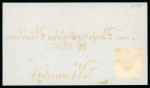 Stamp of Switzerland / Schweiz » Sitzende Helvetia Ungezähnt » Münchner Druck, 3. Auflage 1855, 10 Rp. blau, 3. Münchner Druckperiode