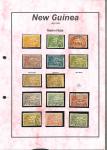Stamp of New Guinea New Guinea Collection: 1925-39, mint & used collection mounted on pages incl. 1935 Bulolo Goldfields £2 and £5 used 