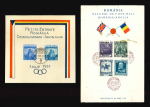 Stamp of Romania » Later Issues 1937/39 Six souvenirs bearing special postmarks of various events