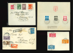 Stamp of Romania » Later Issues 1929-1936 Group of 6 philatelic souvenirs and covers bearing various issues