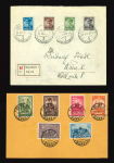 Stamp of Romania » Later Issues 1929-1936 Group of 6 philatelic souvenirs and covers bearing various issues