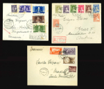Stamp of Romania » Later Issues 1930-1934 Group of 7 covers bearing various issues and stamps from the period