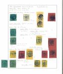 Stamp of Indian States » Duttia 1897-98 issue specialised and comprehensive study written up on two pages
