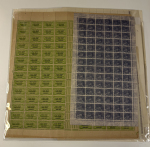 Stamp of Indian States » Travancore Tranvancore Officials: Group of mint complete and part sheets