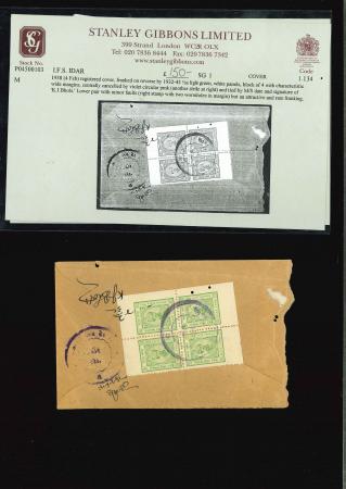 Stamp of Indian States » Idar 1932-43 issues on 18 covers and one fragment, incl.