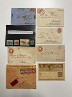 Stamp of Large Lots and Collections All World : 1840-1940, small box containing all world