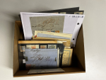 Stamp of Large Lots and Collections All World : 1840-1940, small box containing all world