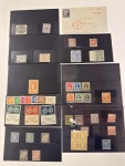 Stamp of Large Lots and Collections 1843-1955, in a box small accumulation of good and