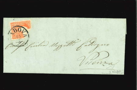 Stamp of Austria » Lombardy Venetia Austria Lombardei-Venetien, Lombardy Venetia 1859-62 5so Ty II Brief variety