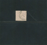 Stamp of Italian States » Sardinia 1853, 40C rose with Haute Savoie cancellation 'CHAMBERY'