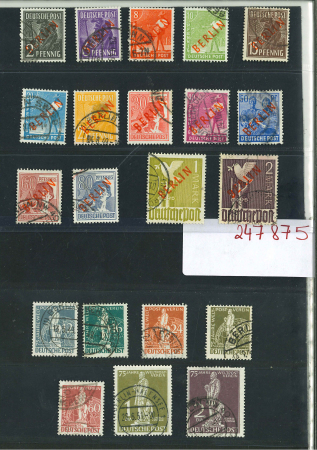 Stamp of Germany » Berlin Germany, Deutschland, Berlin rot red und UPU gestplt., Mi € 1220