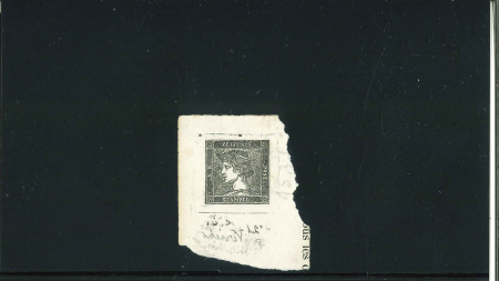 Stamp of Austria » Newspaper Stamps 1851 Austria, Österreich, 1851, Sperati, Fälschungsprobedruck, schwarz