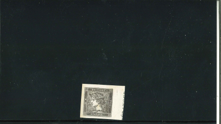 Stamp of Austria » Newspaper Stamps 1851 Austria, Österreich, 1851, Sperati, Fälschungsprobedruck, schwarz