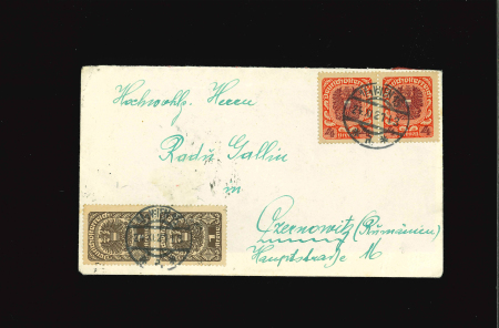 Stamp of Austria » Deutsch-Österreich Österreich, Austria, 1920/21 Wappenzeichnung 4K dunkelzinnoberrot a. grauen Papier, RR!