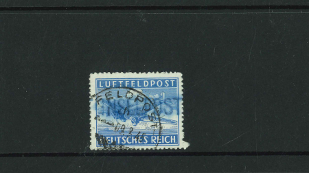 Stamp of Germany » Fieldpost WW II » Fieldpost WW II - Inselpost 1945, Leros Zulassungsmarke mit wässrig-blauen 'INSELPOST'