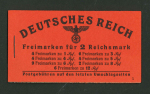 Stamp of Germany » German Empire 1941, German Empire, Hitler booklet MH Mi 49.3 (cover page: inside Van Dyke copy pencil)