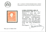 Stamp of Austria » Lombardy Venetia Austria, Österreich, 1859, 5so (ty II) unten m. minimalen Andreaskreuzansatz