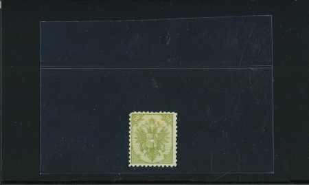 Stamp of Bosnia and Herzegovina BOSNIA, 1890, 20Kr Litho, perf. 10 1/2, mint *, € 1450