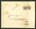 Stamp of Austria » Lombardy Venetia Austria Österreich Lombardei Venetien Lombardy Venetia 30C Registered cover LEGNAGO