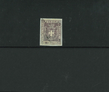 Stamp of Italian States » Tuscany Italy, Tuscany, 1c brown violet, used