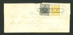 Stamp of Austria » Lombardy Venetia Austria, Österreich, Lombardei Venetien, Briefhülle mit 5C giallo limone verdastro