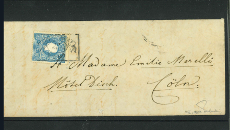 Stamp of Austria » Vienna and Suburbs (Wien und Vorstädte) Austria Österreich Wien Fahnenstempel HÜTTELDORF a. 15Kr Brief