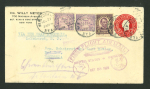 Stamp of Aerophilately » Zeppelins 1928 German Empire USA Zeppelin 1st flight USA ---> Germany