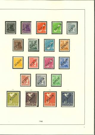 Stamp of Germany » Berlin Germany BERLIN 1948-54 postfr., Mi € 5660