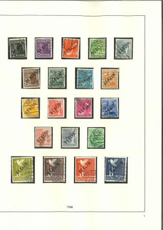 Stamp of Germany » Berlin Germany BERLIN 1948-54 gestplt - used., Mi € 5700+-