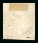 1859 20 Gr., violet-slate (ardesia violaceo), with four margins. Used example with slight discolouration on the face.  A scarce and attractive high-value stamp, showing excellent overall appearance despite the minor disc
