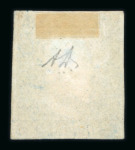 Stamp of Italian States » Sicily » 10 Grana » Stamps Sicily 1859 10Gr azzurro cupo complete double print used, slight central thin, possibly unique