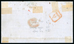 Stamp of Italian States » Sicily » 10 Grana » Covers Sicily 1859 10Gr (2), 5Gr and 2Gr outer letter sheet Marsala to Trieste