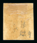 Stamp of Italian States » Sicily » 10 Grana » Retouches Sicily 1859 10 Gr. indigo (indaco), mint with original brownish gum, position 9 retouch (top right frame line), four good margins, fresh and very fine.