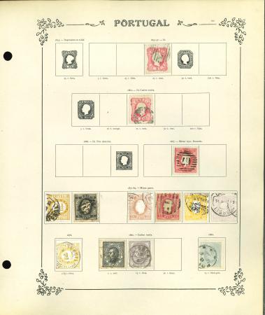 Stamp of Portugal 1855-1980, mint and used collection, extensive item