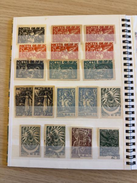 Stamp of Poland » Poland Prisoner of War Camps Polish Prisonners of War Camp stamps in stockbook