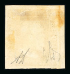 Stamp of Italian States » Sicily » 1/2 Grano, Plate I » Retouches Sicily 1859 1/2 Gr. plate I, orange (arancio), white paper mint left-hand mint marginal showing position 31 retouch