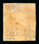 Stamp of Italian States » Sicily » 1/2 Grano, Plate I » Retouches Sicily 1859 1/2Gr. pl.1 orange (arancio), porous paper, mint showing retouch pos 69